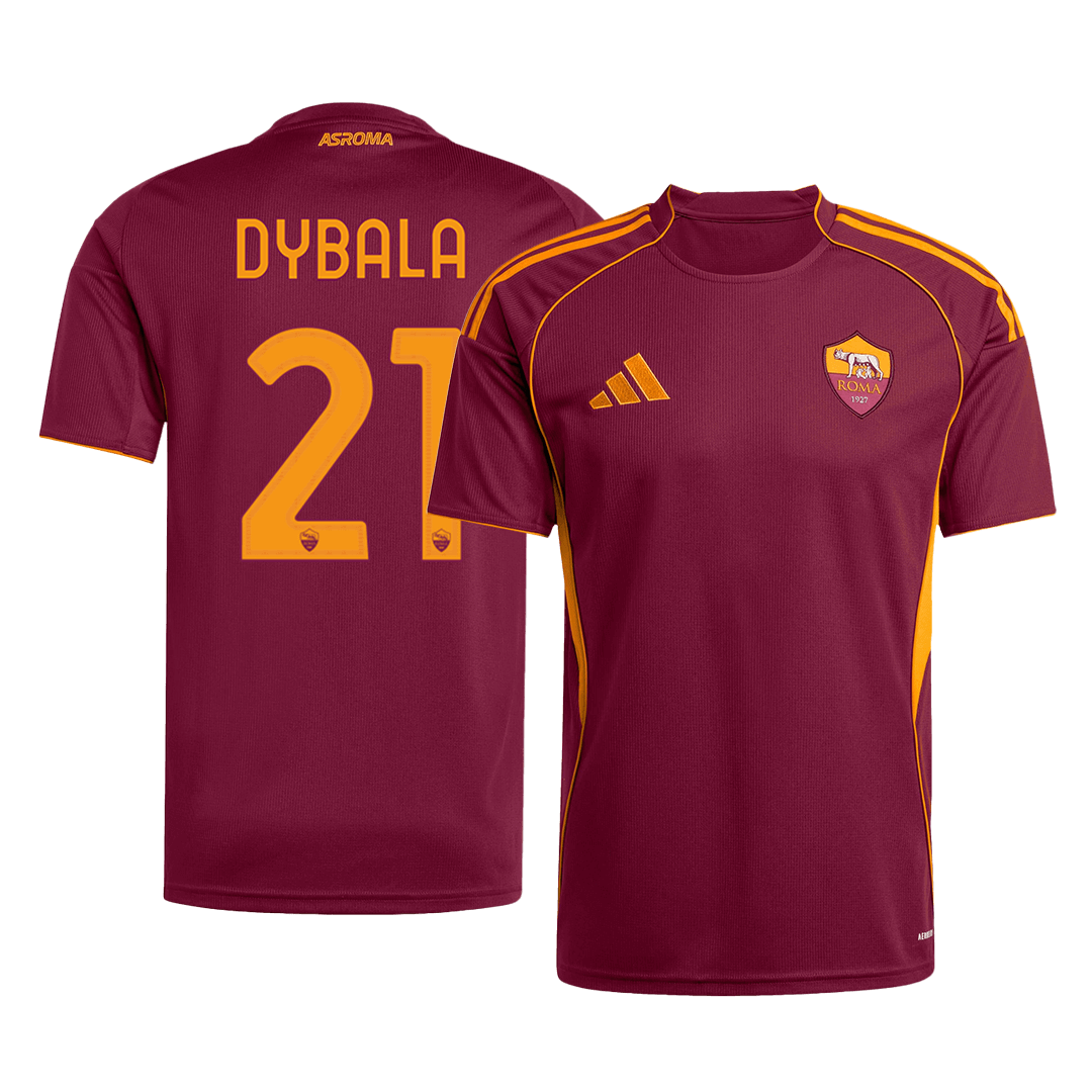 Maillot de foot domicile DYBALA #21 Homme Roma 2025/26