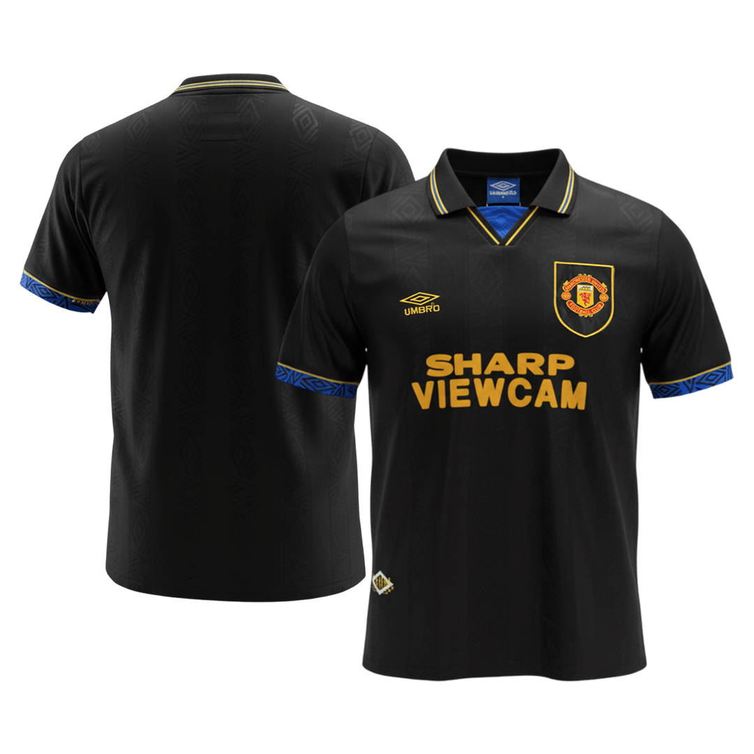 Maillot de football rétro extérieur Manchester United 1993/94 pour homme
