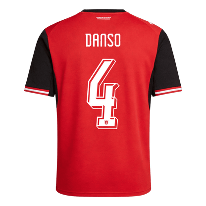 Maillot de football domicile homme DANSO #4 Autriche Coupe du Monde 2026