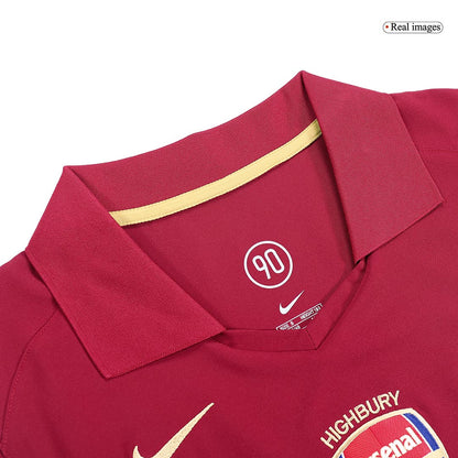 Maillot de foot domicile rétro Arsenal 2005/06 Homme BERGKAMP #10