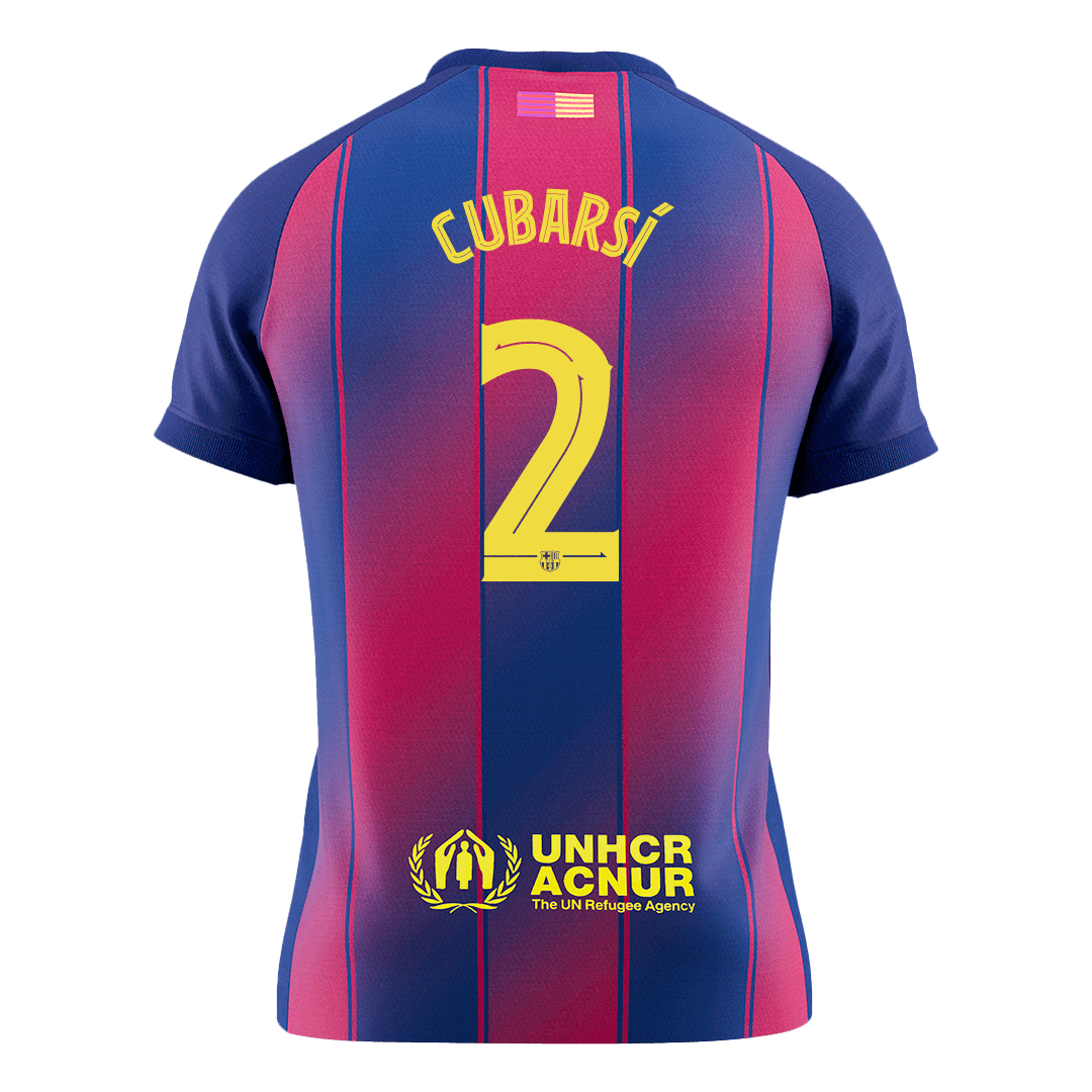 Maillot de foot CUBARSÍ #2 domicile Barcelone LDC 2025/26 homme [PREMIUM]