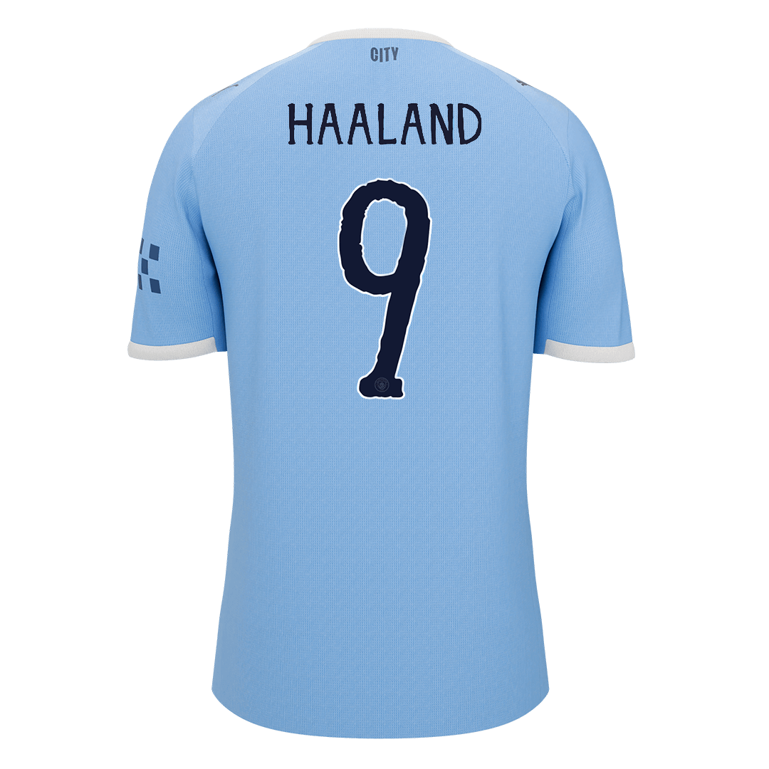 Maillot de Foot Domicile Homme HAALAND #9 Manchester City Coupe du Monde 2025/26 [QUALITÉ SUPÉRIEURE]