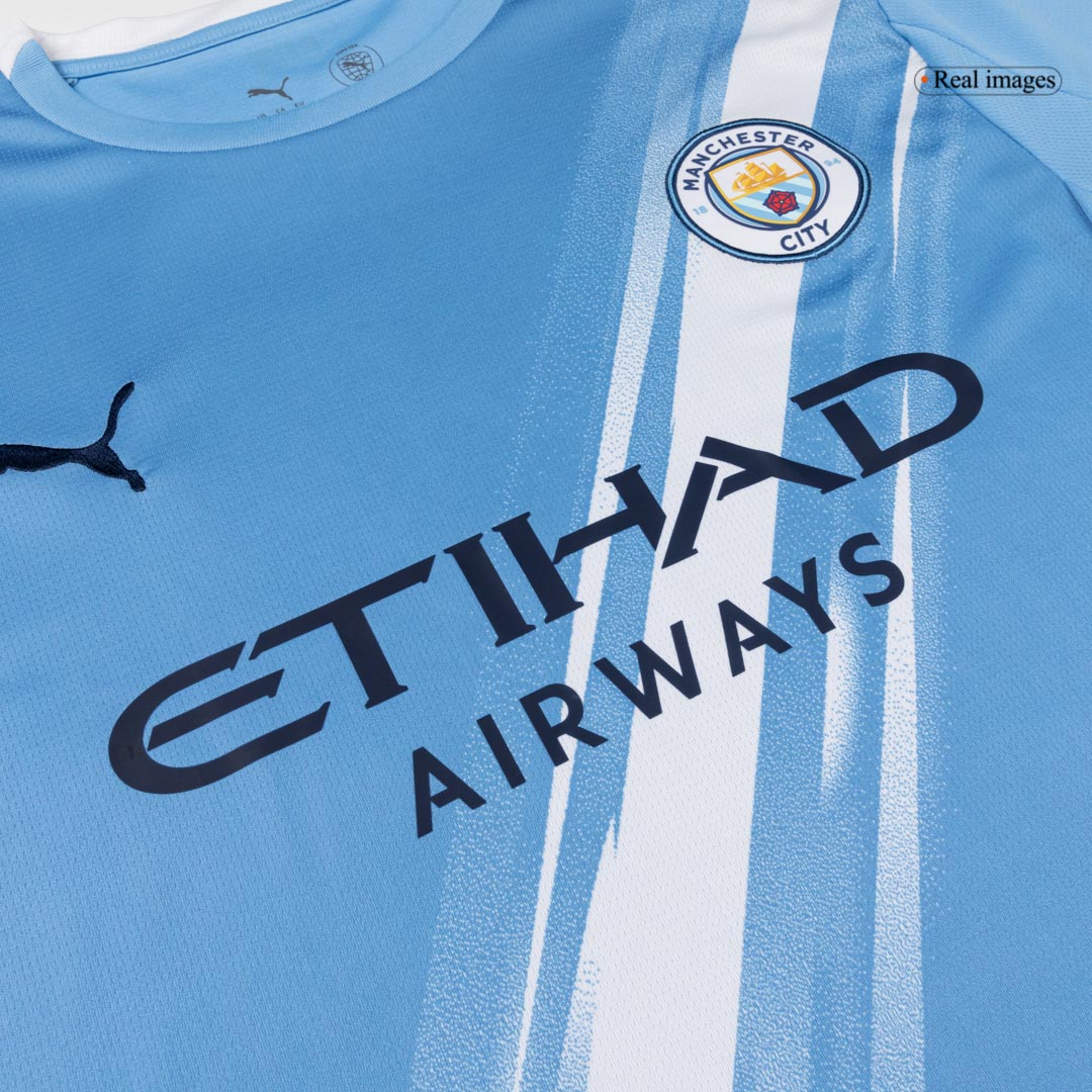 Maillot de foot domicile Manchester City Foden #47 homme 2025/26 [QUALITÉ SUPÉRIEURE]