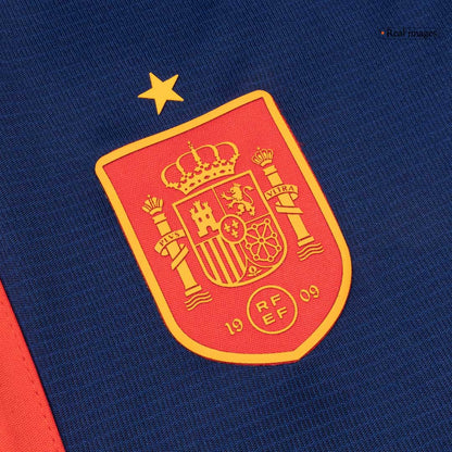 Ensemble complet maillot de football domicile Espagne Coupe du Monde 2026 pour enfant [PREMIUM]