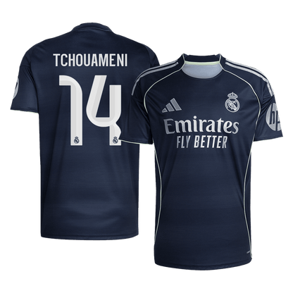 TCHOUAMENI #14 Maillot de Foot Extérieur Real Madrid 2025/26 Homme [PREMIUM]