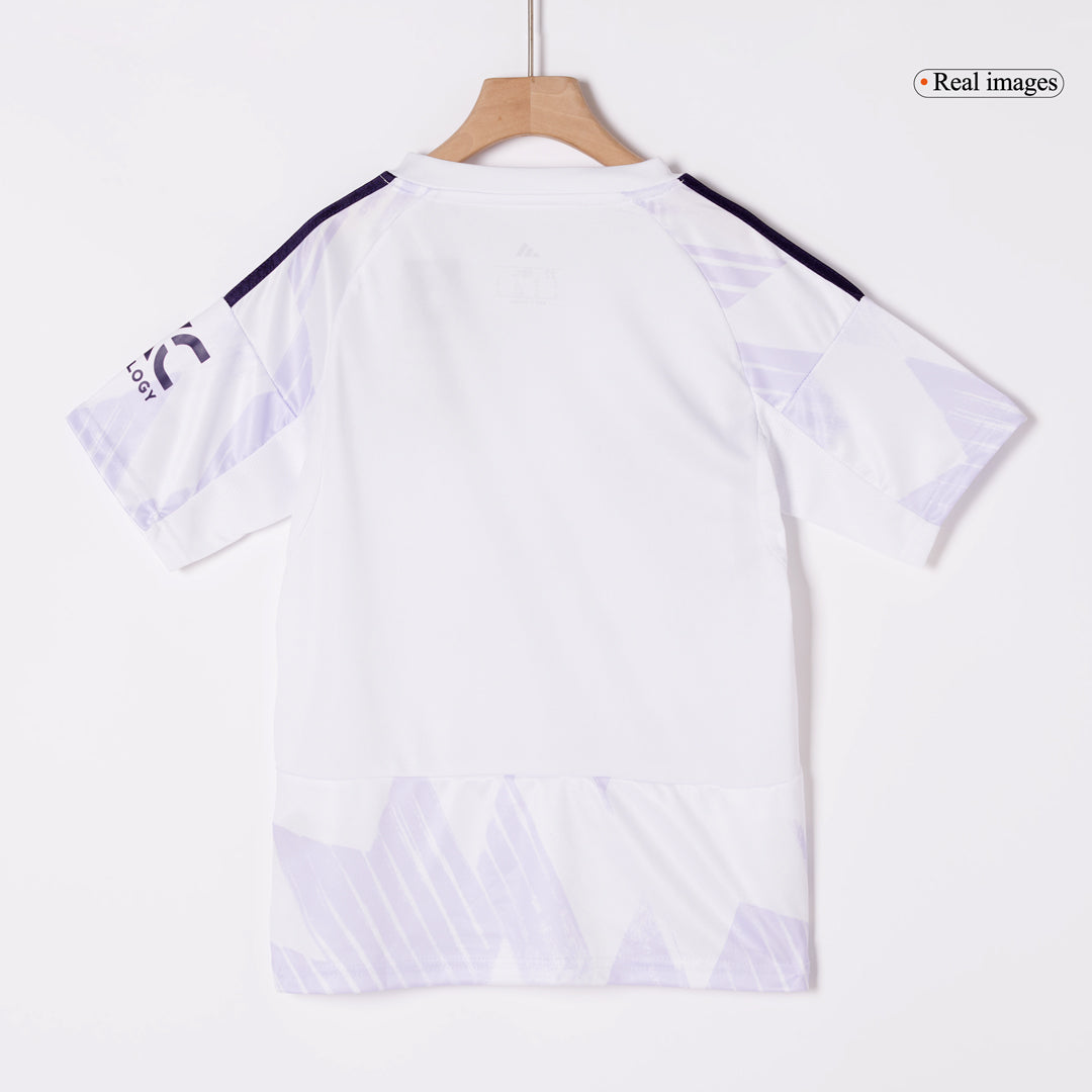 Maillot de football extérieur Manchester United 2025/26 pour enfant