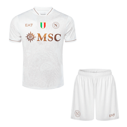 Ensemble maillot de football extérieur Napoli 2025/26 pour homme