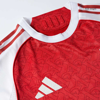 Maillot de football domicile RIZ #41 Arsenal Homme 2025/26 Version Joueur - Coupe ajustée