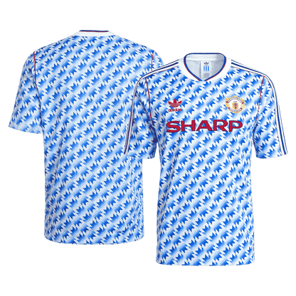 Maillot de foot extérieur rétro Manchester United 1990/92 pour homme
