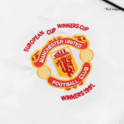 Maillot de foot rétro extérieur Manchester United 1991 pour homme