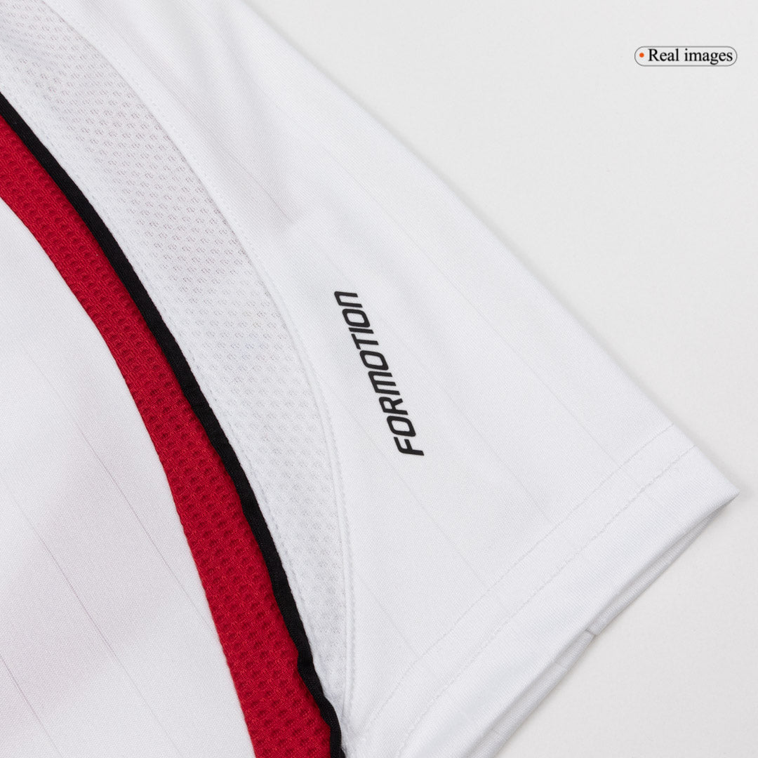 Maillot de foot rétro manches longues extérieur AC Milan 2006/07 pour homme