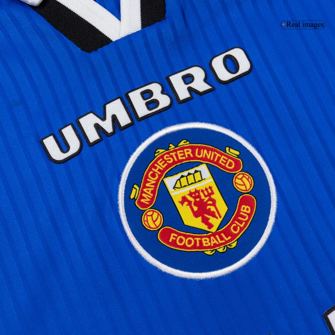 Maillot de foot rétro homme Manchester United 1996/97, troisième maillot extérieur