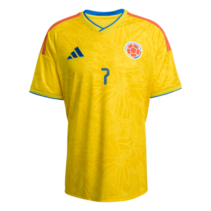 Maillot de Foot Domicile Colombie Coupe du Monde 2026 Homme LUIS DÍAZ #7
