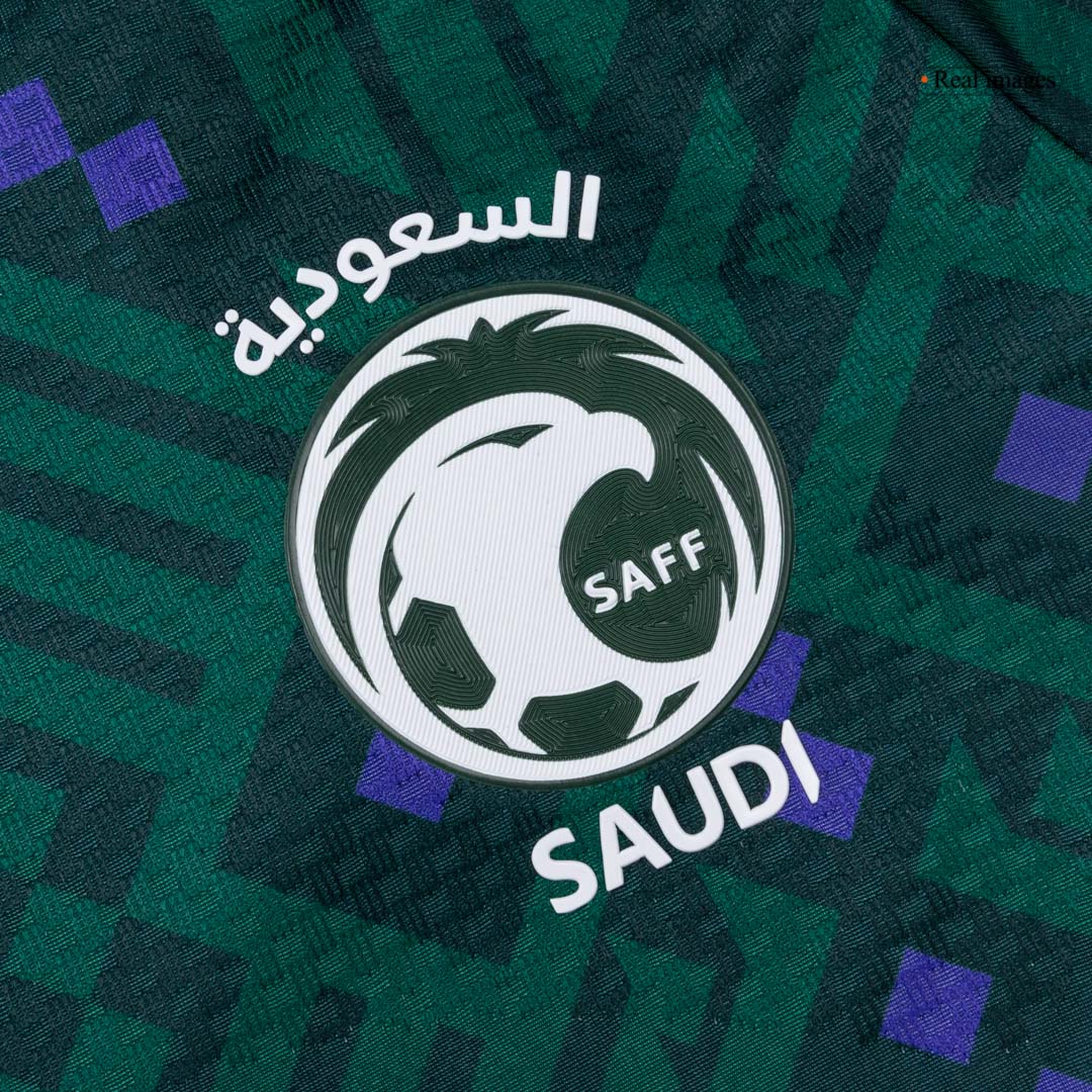 Maillot de foot domicile Homme Arabie Saoudite Coupe du Monde 2026 version joueur - Coupe ajustée