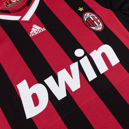 Maillot de Foot Rétro Domicile Homme AC Milan 2009/10