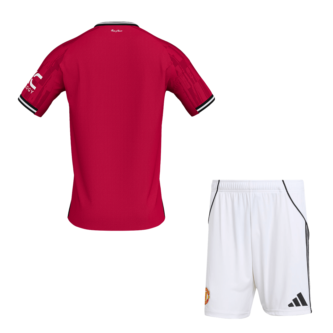 Maillot de football domicile Manchester United 2025/26 pour homme [PREMIUM]