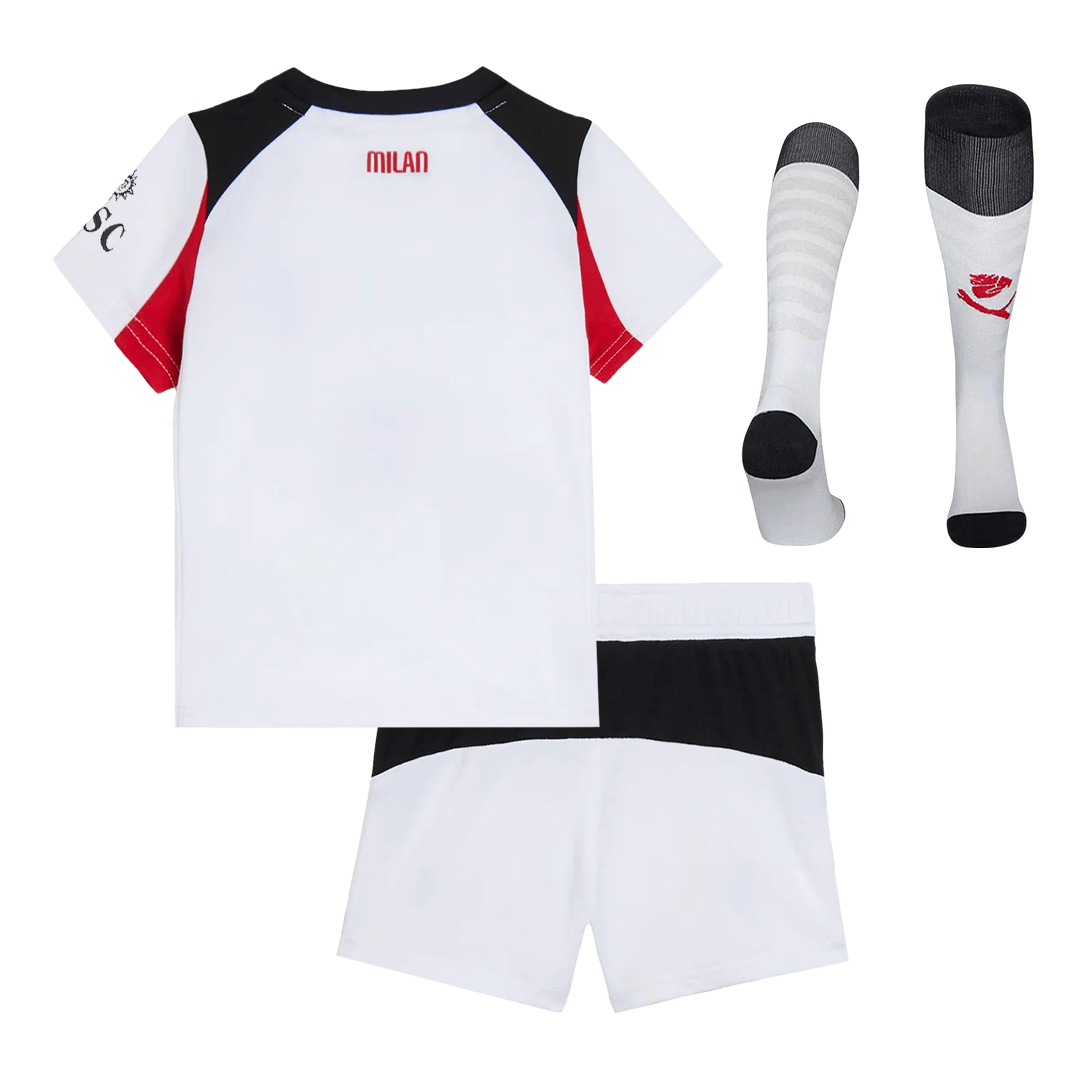 Maillot de foot extérieur enfant AC Milan 2025/26 kit complet