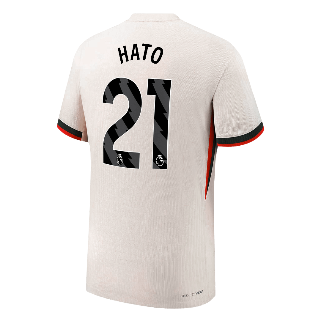 Maillot de foot extérieur HATO #21 Chelsea homme saison 2025/26 version joueur - Coupe ajustée