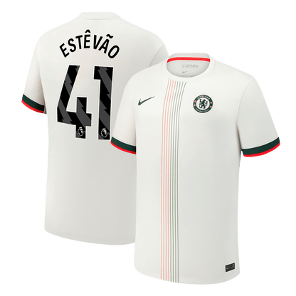 Maillot de Foot Extérieur Homme Chelsea F.C. 2025/26 ESTÊVÃO #41