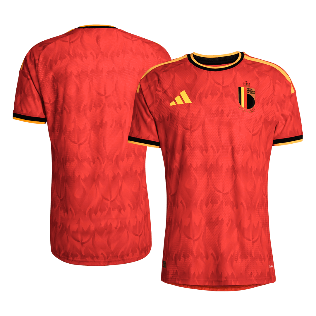 Maillot de foot domicile version joueur pour homme Belgique Coupe du Monde 2026 - Coupe ajustée