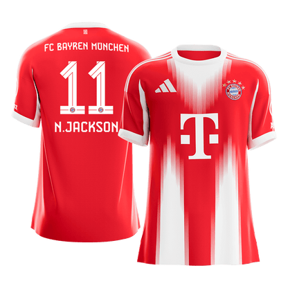 Maillot de Foot Domicile Homme Bayern Munich 2025/26 N.JACKSON #11 [PREMIUM]