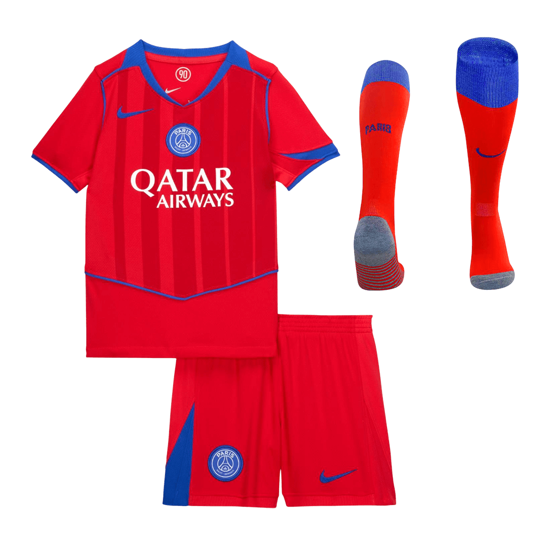 Ensemble complet Maillot de foot enfant PSG 2025/26 Troisième extérieur