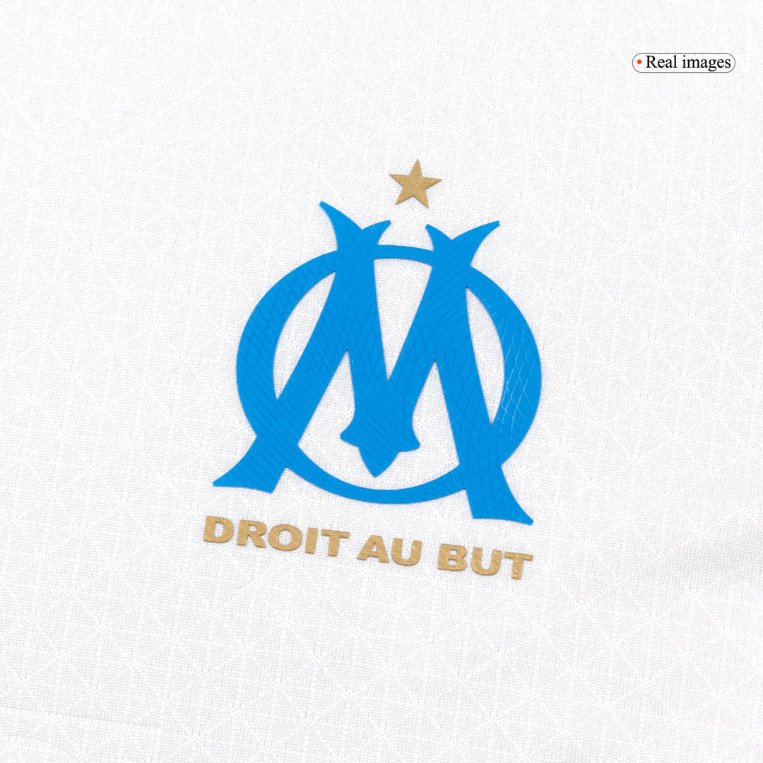 Maillot Domicile de Football Homme Marseille Saison 2025/26 Version Joueur - Coupe Ajustée
