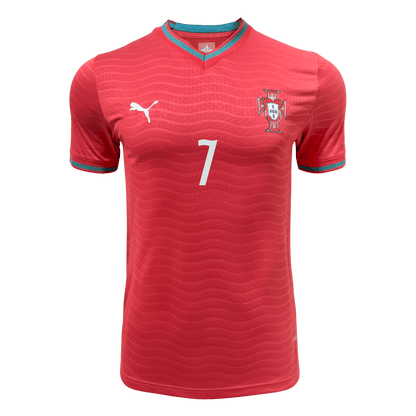 Maillot de Foot Domicile Homme Portugal Coupe du Monde 2026 Joueur Ronaldo #7 - Coupe Ajustée