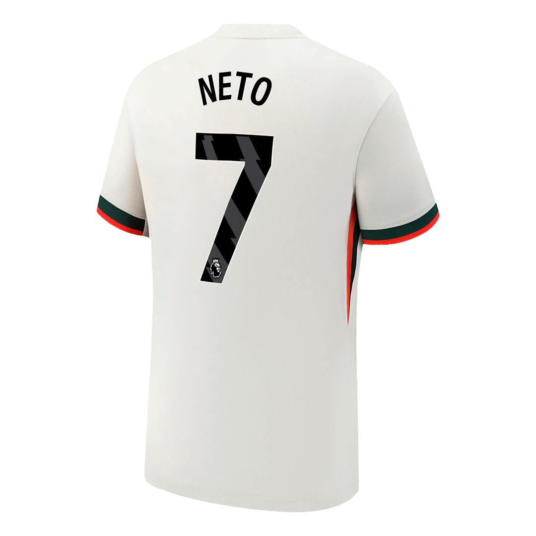 Maillot de foot extérieur NETO #7 Homme Chelsea 2025/26