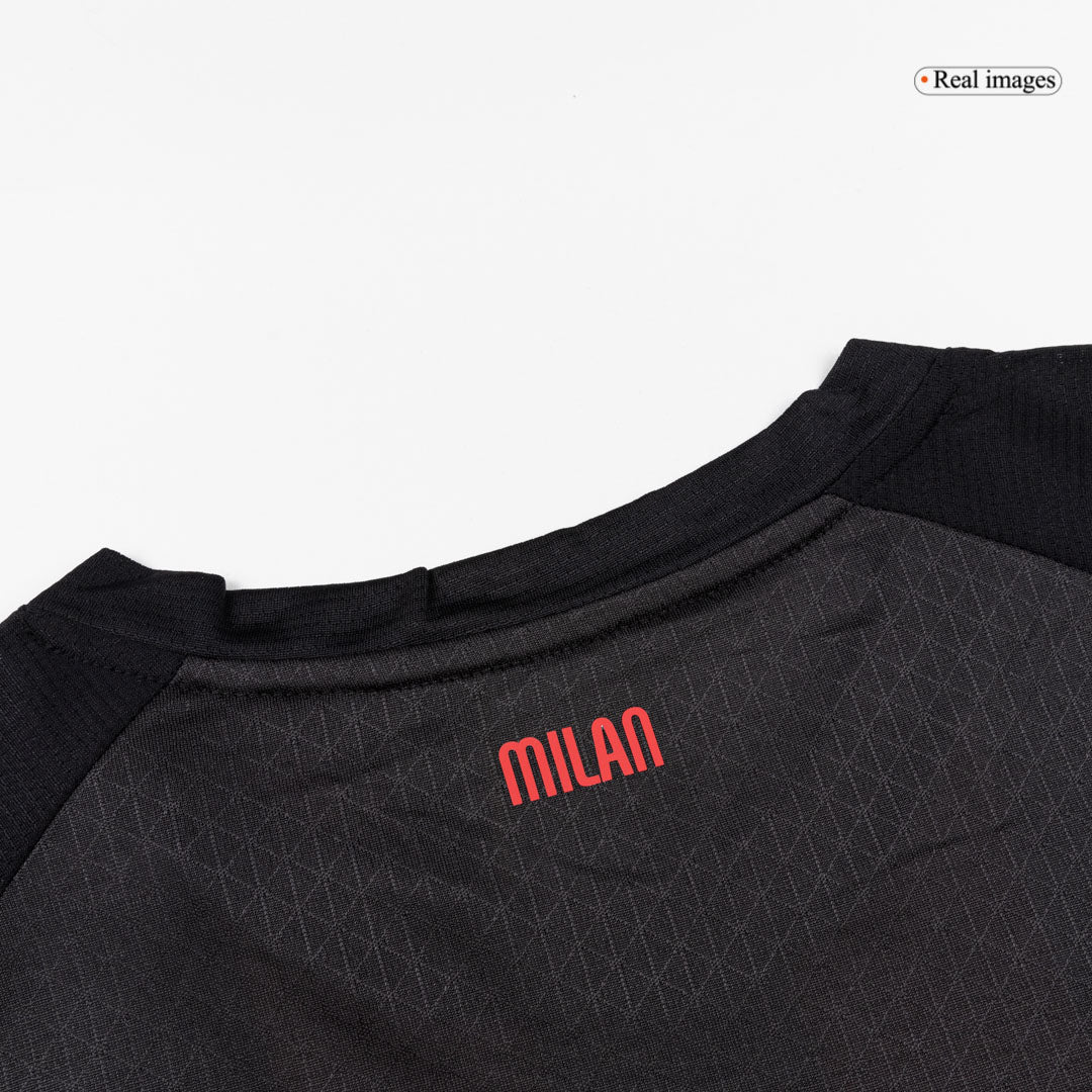 Maillot de foot domicile AC Milan 2025/26 pour homme - Version joueur - Coupe ajustée