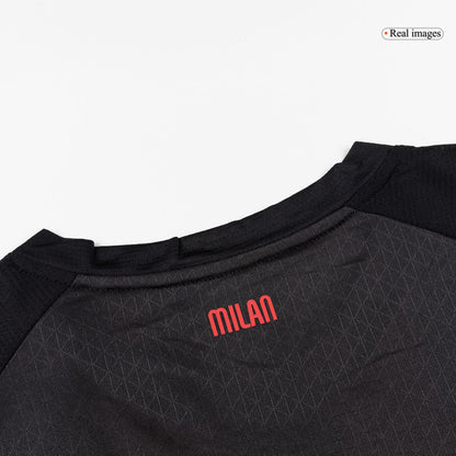 Maillot de foot domicile AC Milan 2025/26 pour homme - Version joueur - Coupe ajustée