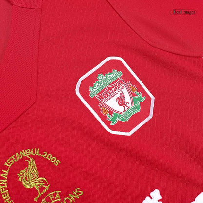 Maillot de foot rétro Liverpool UCL 2005 homme