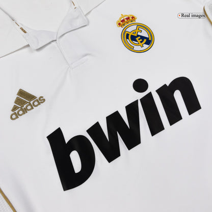 Maillot de football rétro domicile Real Madrid 2011/12 manches longues pour homme