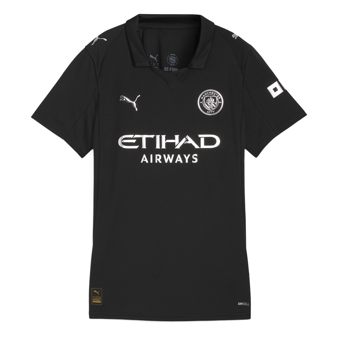 Maillot de football extérieur Manchester City 2025/26 pour femme