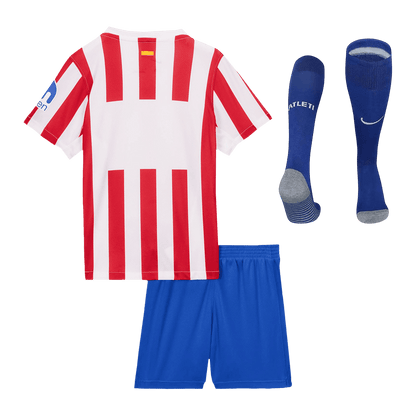 Tenue complète domicile de football Atlético Madrid 2025/26 pour enfant