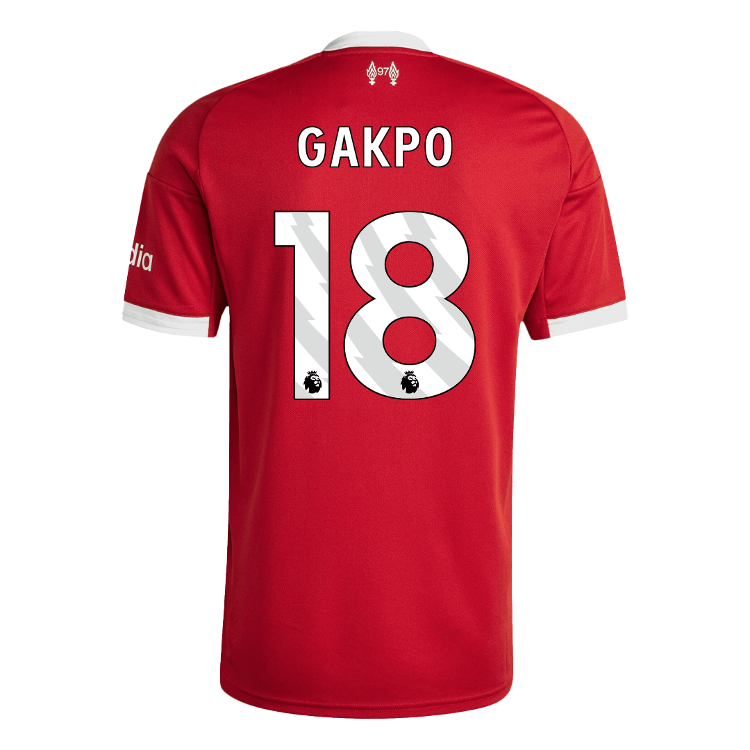 Maillot de foot domicile homme Liverpool 2025/26 GAKPO #18