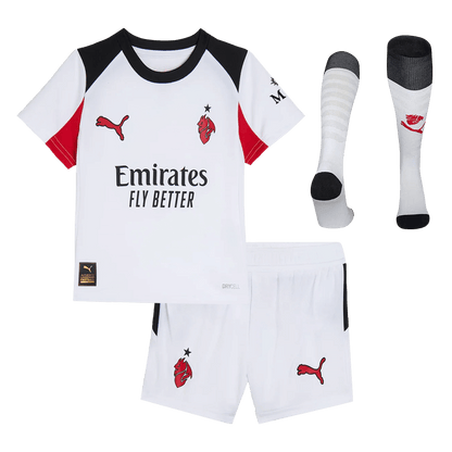 Maillot de foot extérieur enfant AC Milan 2025/26 kit complet