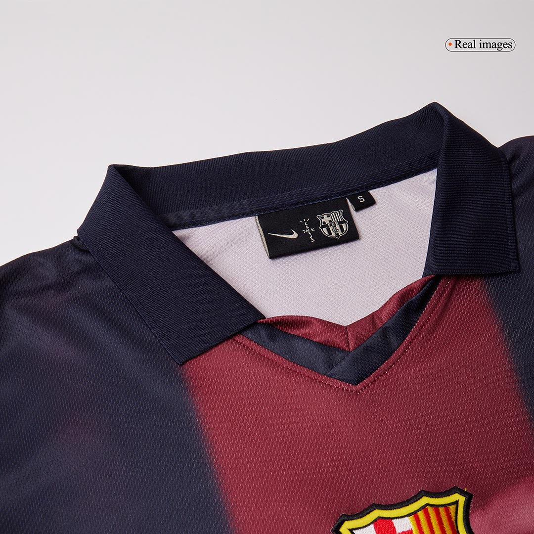 Maillot de foot domicile rétro FC Barcelone homme 2000/01