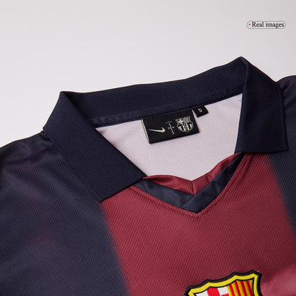 Maillot de foot domicile rétro FC Barcelone homme 2000/01