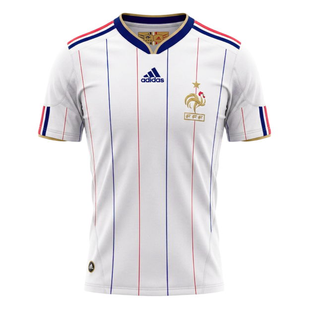 Maillot de Foot Rétro Extérieur France 2010 Homme