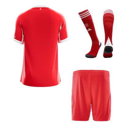 Maillot de football domicile Bayern Munich 2025/26 pour homme Kit complet [PREMIUM]