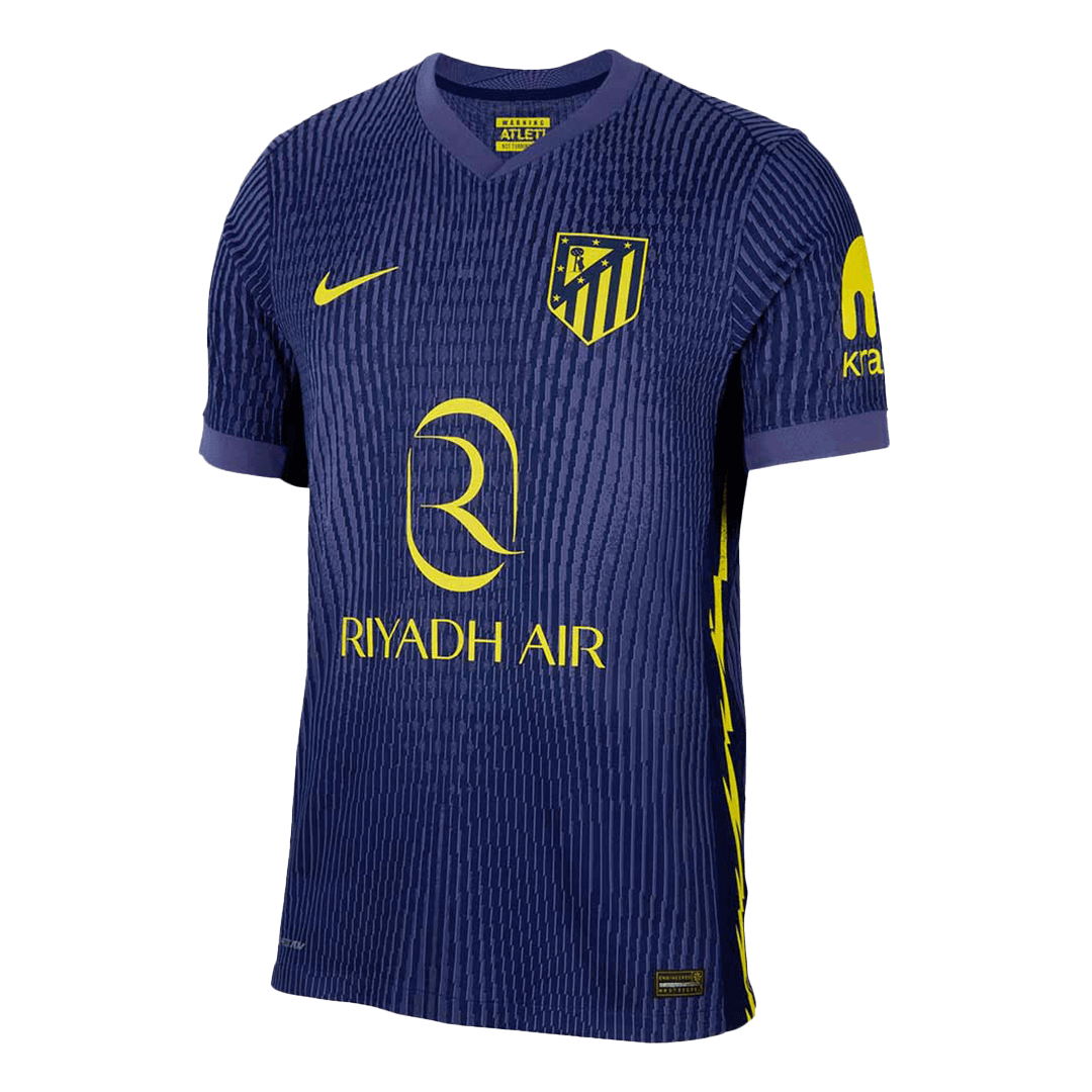 Maillot de football extérieur pour homme Atlético de Madrid saison 2025/26 version joueur - Coupe ajustée