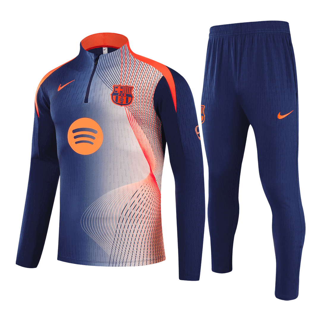Kit Sweatshirt Zippé Enfant Barcelone 2025/26