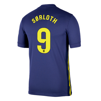 Maillot de foot SØRLOTH #9 Atletico Madrid extérieur 2025/26 pour homme