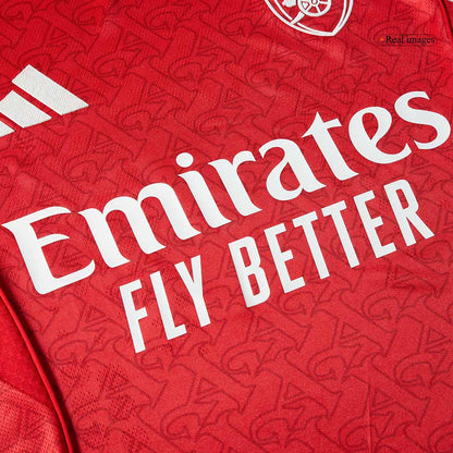Maillot de foot domicile Homme Arsenal 2025/26 Version Joueur Kit Complet - Coupe Ajustée