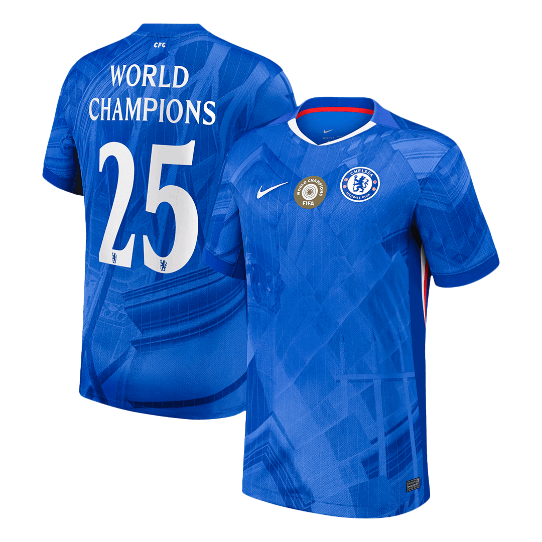 CHAMPIONS DU MONDE Maillot Domicile Homme Chelsea 2025/26 #25 [PREMIUM]