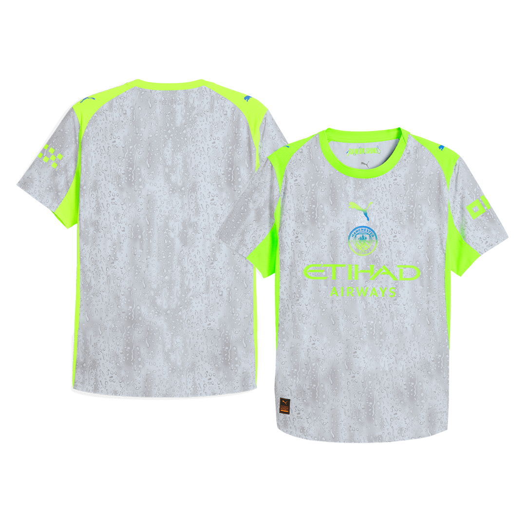 Maillot de football extérieur third Manchester City 2025/26 pour homme - Version joueur - Coupe ajustée