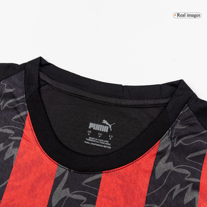 Maillot de foot domicile AC Milan 2025/26 pour homme - Version joueur - Coupe ajustée