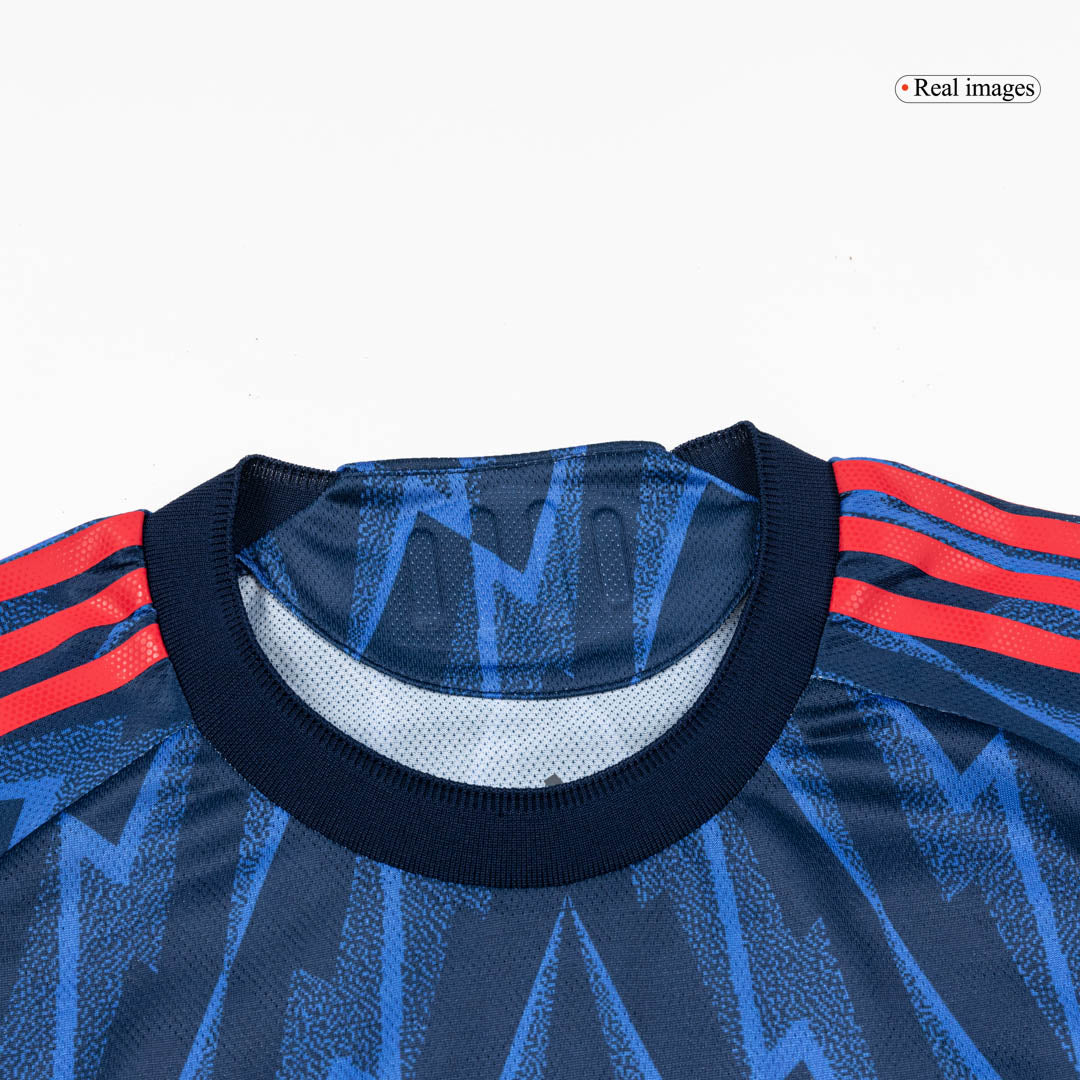 Maillot de football extérieur pour homme Arsenal 2025/26 - Version joueur SAKA #7 - Coupe ajustée