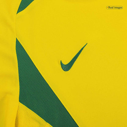 Maillot de football domicile rétro Brésil 2002/03 pour homme